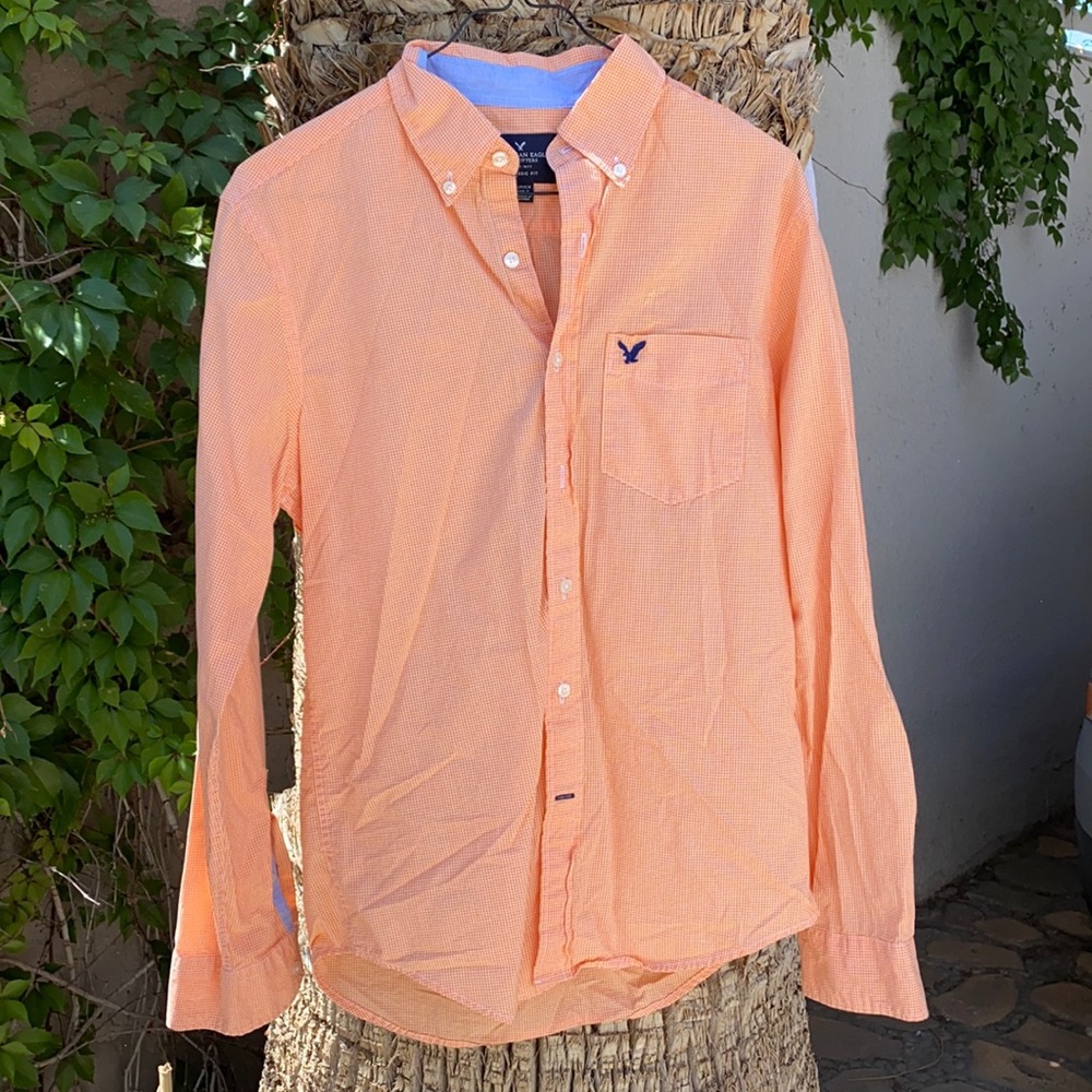 ☀️ American Eagle Outfitters Orange Shirt | S
